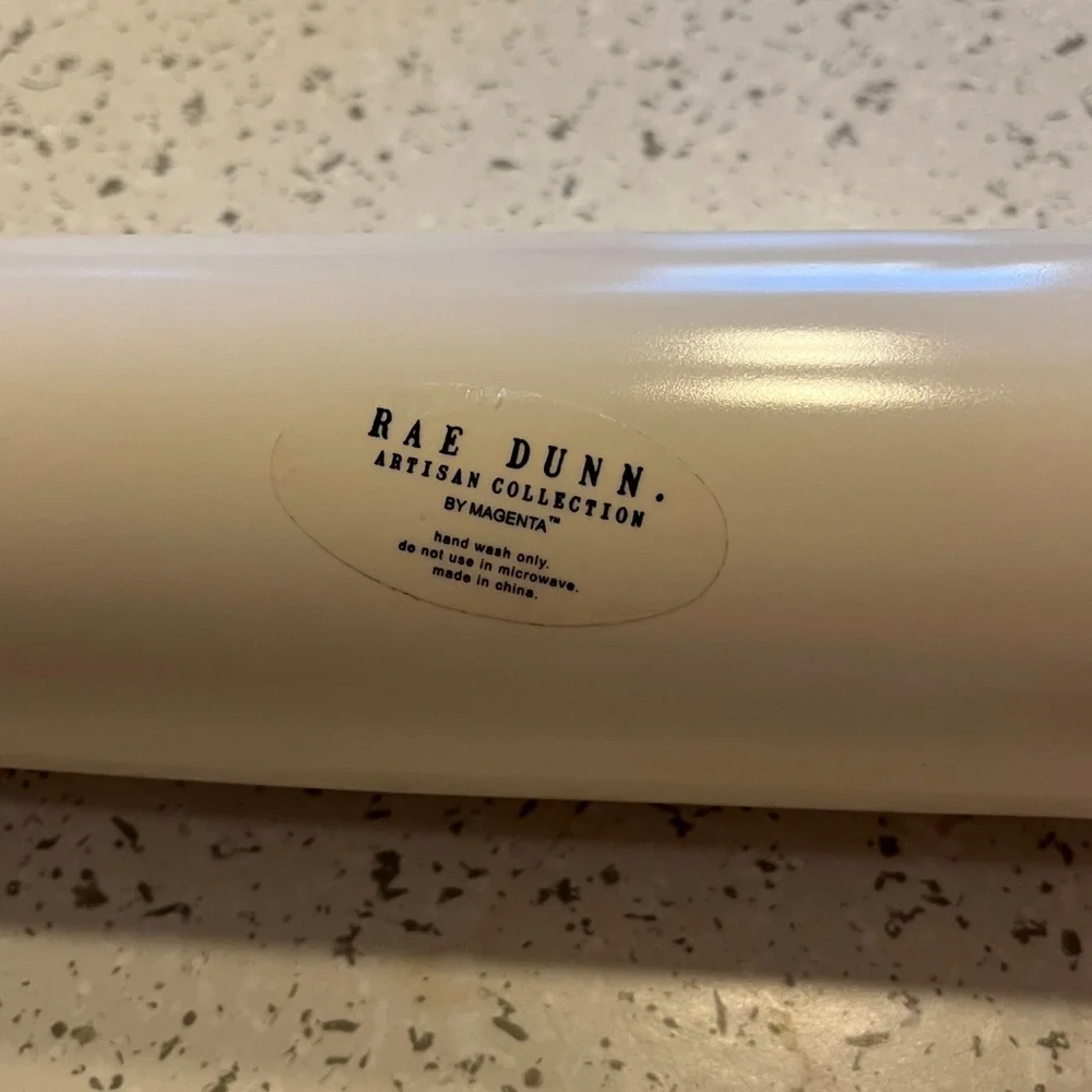 Rae Dunn Artisan Collection Rolling Pin - Cream